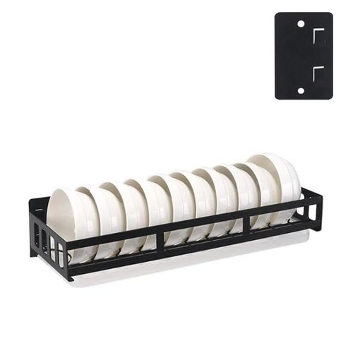 Étagère De Cuisine Murale En Acier Inoxydable-Porte-Bol Suspendu De
