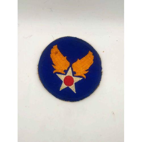 Militaria-Ww2-Usa-Us Air Force-Patch-Original-Pas D'uv-Liseré Vert-Be