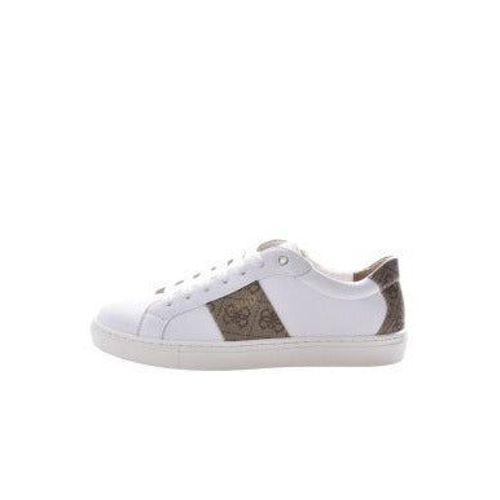 Basket Guess Toda Fl7tdofal12 4g Logo Blanc/marron