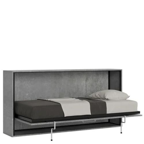Lit Escamotable Horizontal 1 Couchage 85 Kando Ciment