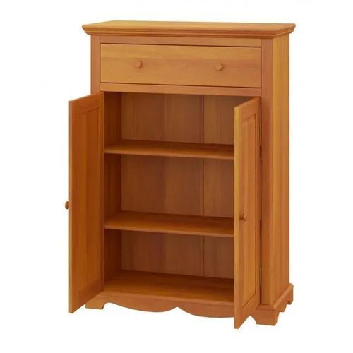 Buffet Le Parisien Charme Pin Miel 2 Portes 1 Tiroir
