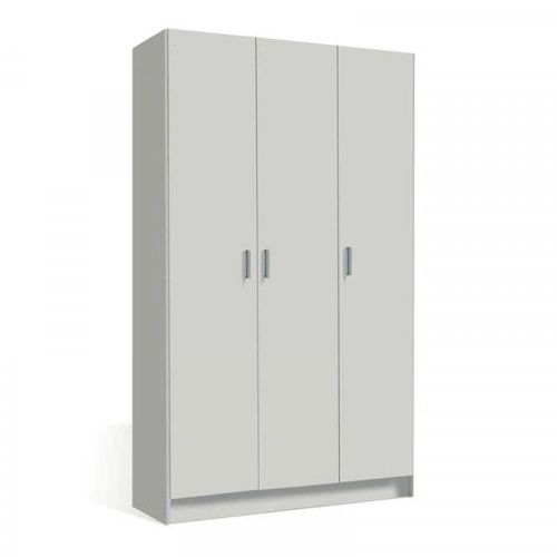 Armoire 3 Portes Battantes - Blanc - Mula - L 109 X L 37x H 180