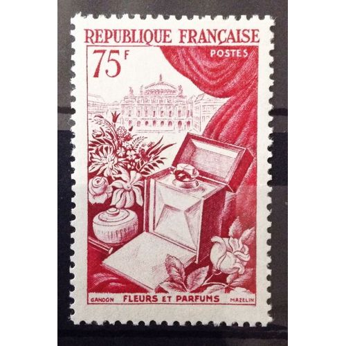 Productions De Luxe - Métiers D'art 1954 - Fleurs, Parfums Et Opéra 75f (Impeccable N° 974) Neuf** Luxe (= Sans Trace De Charnière) - Cote 17,00 - France Année 1954 - N10314