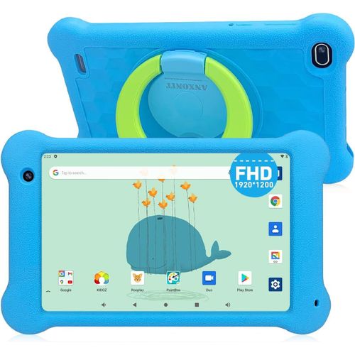 Tablette pour Enfants, Tablette PC 7 Pouces 5G WiFi Android 11, écran FHD 1920x1200 IPS, 2GB de RAM 32GB de ROM, Applications Kidoz (Blue)