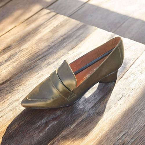 Escarpin Raffinée  Kaki Modele Barmiton Neuve 39 À Bientôt Merci