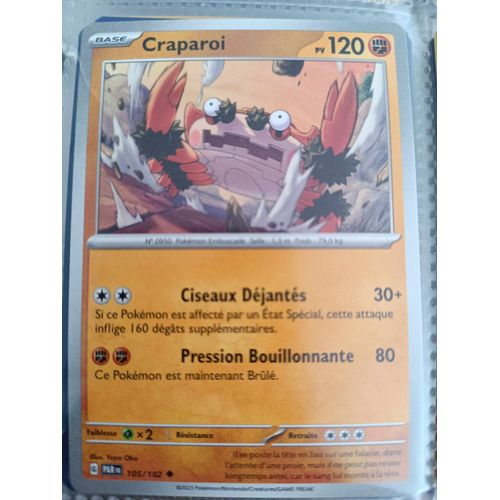 Peu Commune - Pokemon - Faille Paradoxe - Craparoi 105/182
