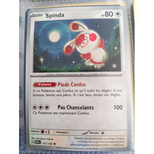 Commune - Pokemon - Faille Paradoxe - Spinda 151/182