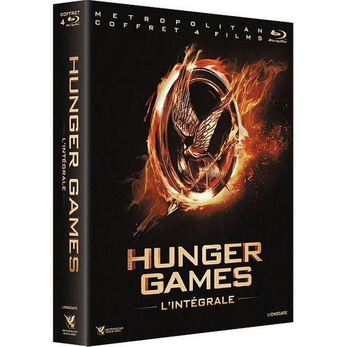 Hunger Games - L'intégrale : Hunger Games + Hunger Games 2 : L'embrasement + Hunger Games - La Révolte : Partie 1 + Partie 2 - Blu-Ray