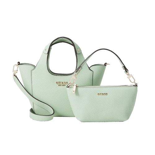 Sac à main Guess Anadela 3 comp satch - helina mini tote Vert Unique