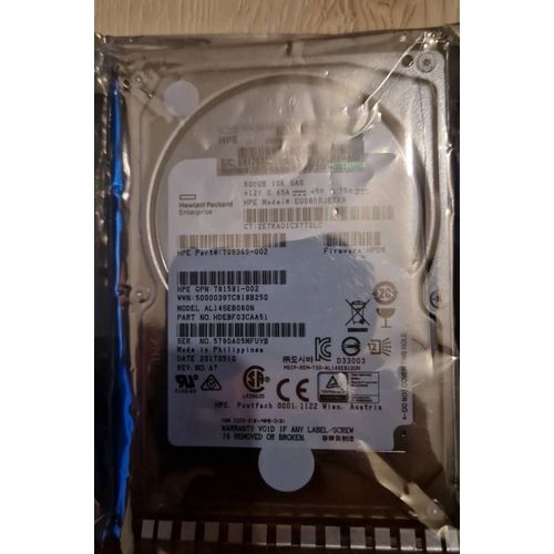 Disque dur HP 600GB 10K SAS