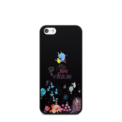 Coque De Téléphone - Coque En Folie - Compatible Iphone 5c Alice Au Pays Des Merveilles Disney Cheshire Dessin Animé Ref 607