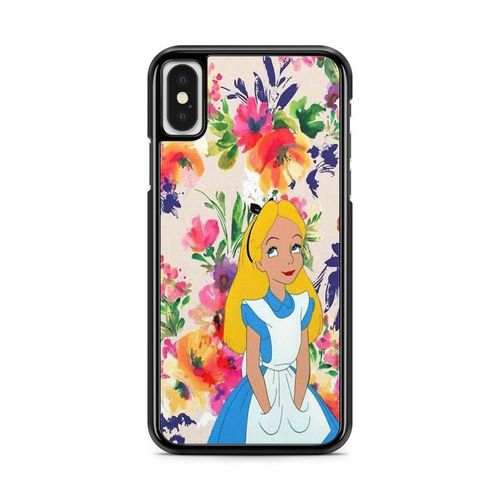 Coque De Téléphone - Coque En Folie - Compatible Iphone Xr Alice Au Pays Des Merveilles Disney Cheshire Dessin Animé Ref 979
