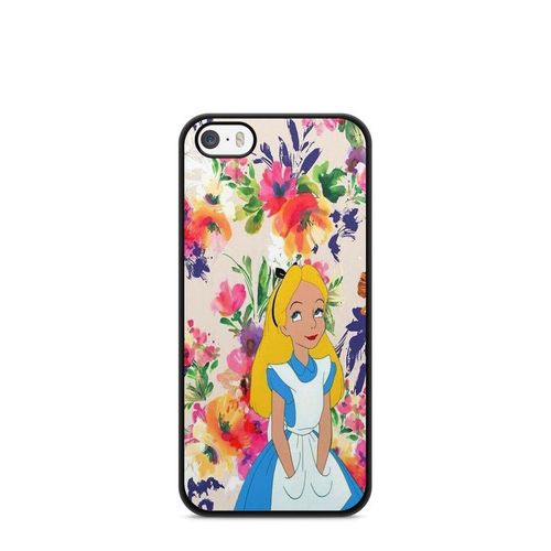 Coque De Téléphone - Coque En Folie - Compatible Iphone 16e Alice Au Pays Des Merveilles Disney Cheshire Dessin Animé Ref 976