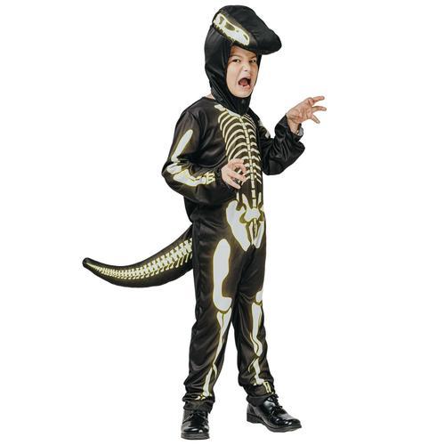 Déguisement Squelette De Dinosaure Enfant - Taille: L 10-12 Ans (130-140 Cm)