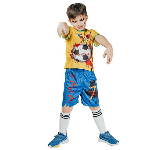 Déguisement Zombie Joueur De Foot Enfant - Taille: S 4-6 Ans (110-120 Cm)