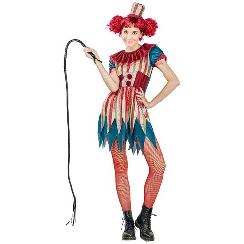 Déguisement Clown Coloré Halloween Femme - Taille: M
