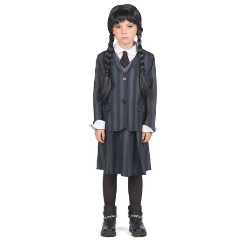 Déguisement Uniforme Scolaire Gothique Enfant - Taille: M 7-9 Ans (120-130 Cm)