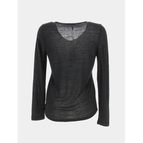 Tee Shirt Manches Longues Sun Valley Tee Shirt Ml Noir