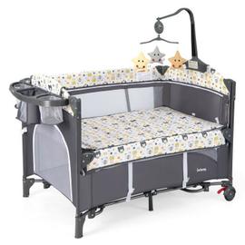 Mobile pour lit de bébé musical avec lumières et musique, support, lit de bébé  musical rotatif avec projecteur, hochets suspendus et boîte à musique avec  télécommande, jouet pour nouveau-né, rose