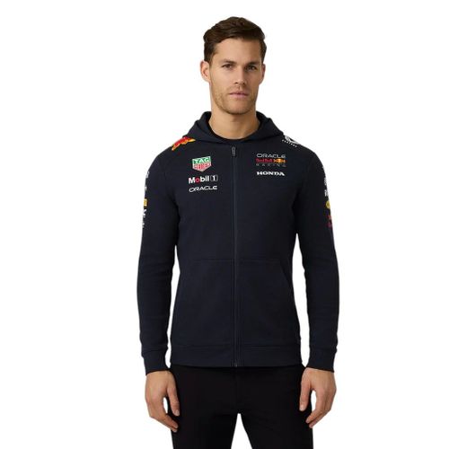 Sweat À Capuche Unisexe Oracle Rb Racing Teamline Avec Fermeture Éclair Intégrale - Night Sky