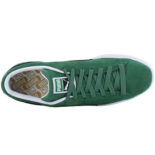 Puma Suede Classic Xxi Baskets Sneakers Chaussures Cuir Vert 374915