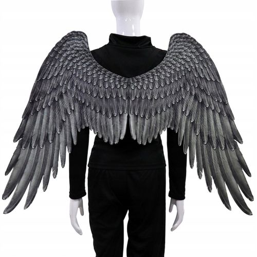 Aile D'ange D'halloween Taille Unique Noire