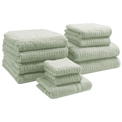 Lot de 11 serviettes ATAI Coton Vert clair