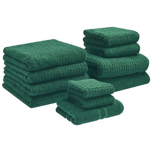 Lot de 11 serviettes ATAI Coton Vert