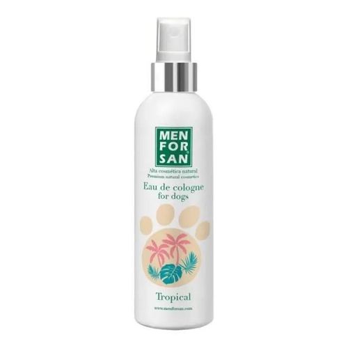 Menforsan Eau De Toilette Tropical Pour Chiens 125ml, Effet Déodorant, Parfum Doux Et Durable - 8414580030418