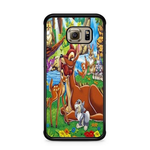 Coque De Téléphone Pour Samsung Galaxy S7 Bambi Disney Dessin Animé Panpan Thumper Amour Amis Ref 1266