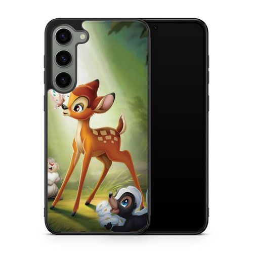 Coque De Téléphone Pour Samsung Galaxy A16 Bambi Disney Dessin Animé Panpan Thumper Amour Amis Ref 1800