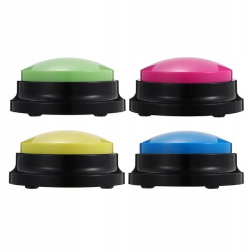 BUZZER DE DRESSAGE D'ANIMAUX AVEC ENREGISTREMENT PAR BOUTON CHIEN