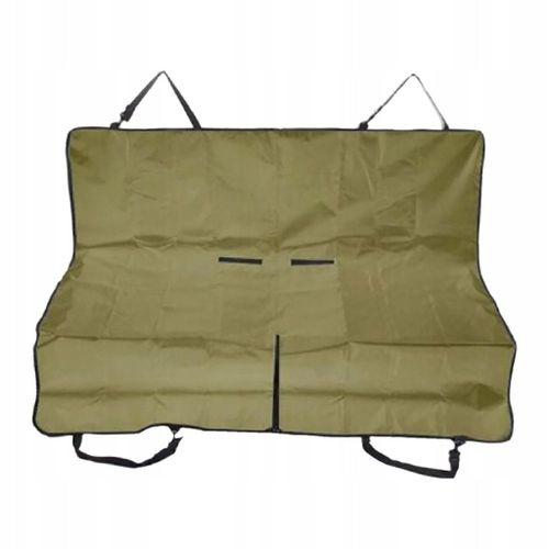 Housse de siège auto pour chien, résistante aux rayures, portable, confortable, verte