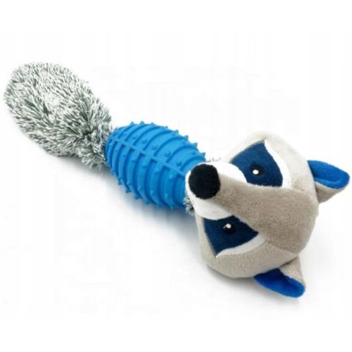 Jouet Pour Chien En Peluche Raton Laveur, À Tirer, Anneau De Dentition.