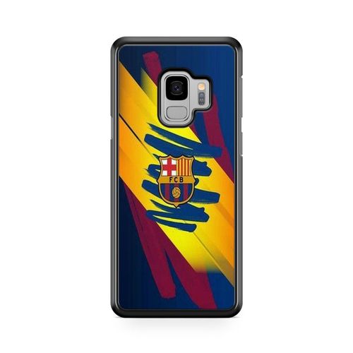 Coque De Téléphone Pour Samsung Galaxy A8 2018 Fc Barcelone Football Ecusson Messi Suarez Neymar Club Ronaldo Ref 916