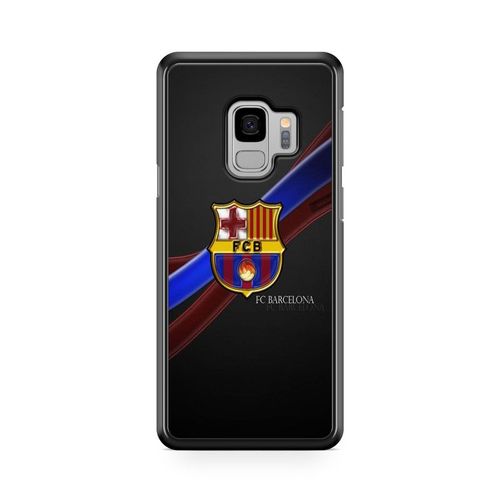 Coque De Téléphone Pour Samsung Galaxy J6 2018 Fc Barcelone Football Ecusson Messi Suarez Neymar Club Ronaldo Ref 2249