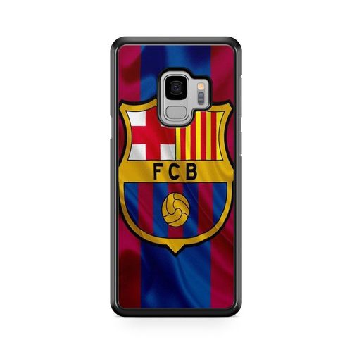 Coque De Téléphone Pour Samsung Galaxy J6 2018 Fc Barcelone Football Ecusson Messi Suarez Neymar Club Ronaldo Ref 2370