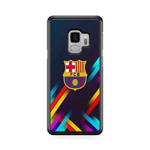 Coque De Téléphone Pour Samsung Galaxy A6 2018 Fc Barcelone Football Ecusson Messi Suarez Neymar Club Ronaldo Ref 2853
