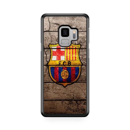 Coque De Téléphone Pour Samsung Galaxy J6 2018 Fc Barcelone Football Ecusson Messi Suarez Neymar Club Ronaldo Ref 555