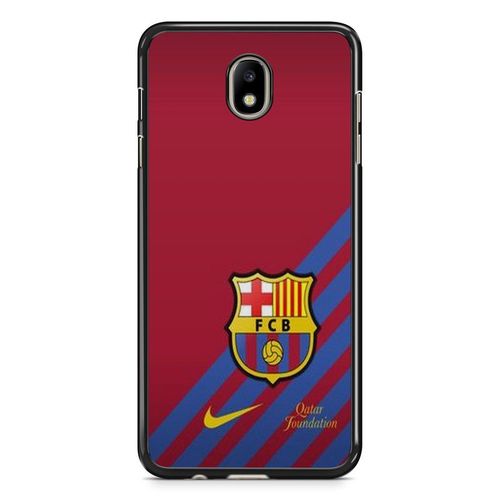 Coque De Téléphone Pour Samsung Galaxy J3 2017 Fc Barcelone Football Ecusson Messi Suarez Neymar Club Ronaldo Ref 2607
