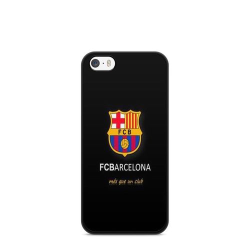 Coque De Téléphone Pour Iphone 7 / 8 / Se 2020 / Se 2022 Fc Barcelone Football Ecusson Messi Suarez Neymar Club Ronaldo Ref 1336