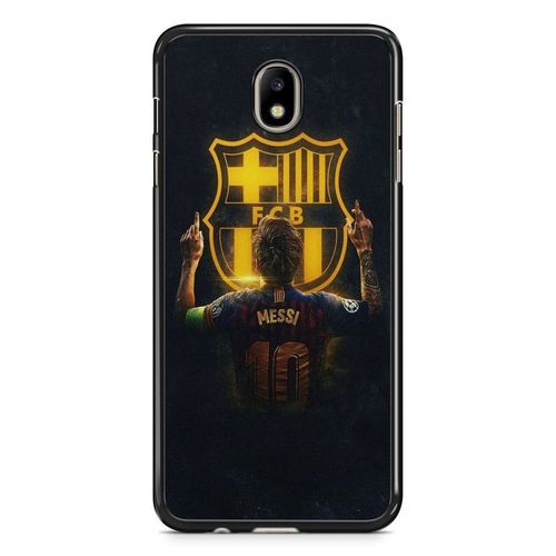 Coque De Téléphone Pour Samsung Galaxy J7 2017 ( J730 ) Fc Barcelone Football Ecusson Messi Suarez Neymar Club Ronaldo Ref 2727