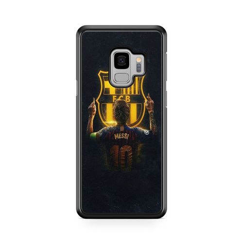 Coque De Téléphone Pour Samsung Galaxy A8 2018 Fc Barcelone Football Ecusson Messi Suarez Neymar Club Ronaldo Ref 2731