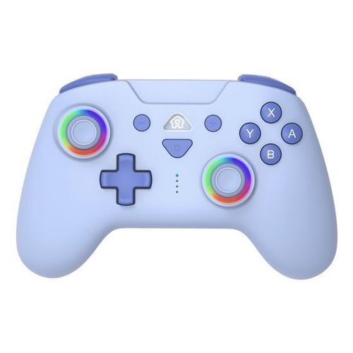 Manette Sans Fil Rechargeable Led Rgb Sweetie Blue