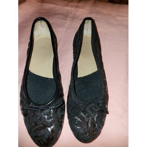 Baillerine Noir Tout Cuir T 36 France Soit T 3 Italien