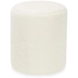 Pouf - Gift Decor - Blanc - 33 X 33 X 38 Cm - 1 Place - Intérieur