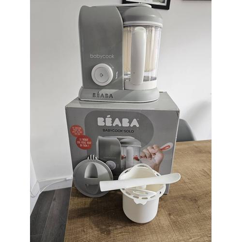 Vends Babycook Solo Béaba, Robot Bébé 4 En 1 Mixeur-Cuiseur, Peu Servi