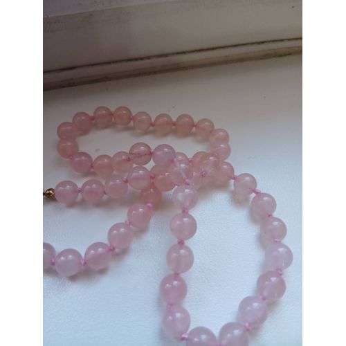 Collier Quartz Rose