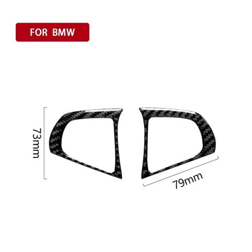 Autocollant De Bouton De Volant De Voiture-2 En 1 Fibre De Carbone,Bmw G01 X3/G02 X4
