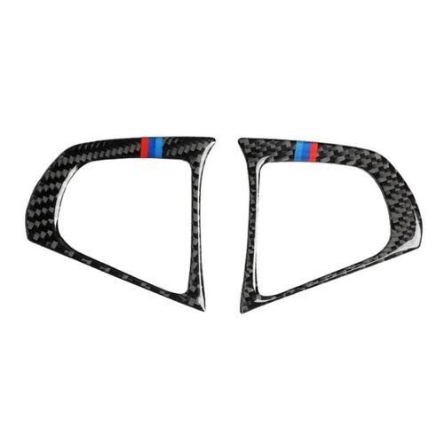 Autocollant De Bouton De Volant De Voiture-2 En 1 Fibre De Carbone,3 Couleurs Pour Bmw G01 X3 2018-2020 / G02 X4 2019-2020